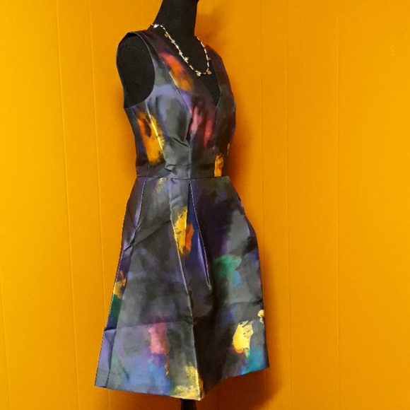 NWOT Anthropologie Hutch watercolor dress - Picture 4 of 8